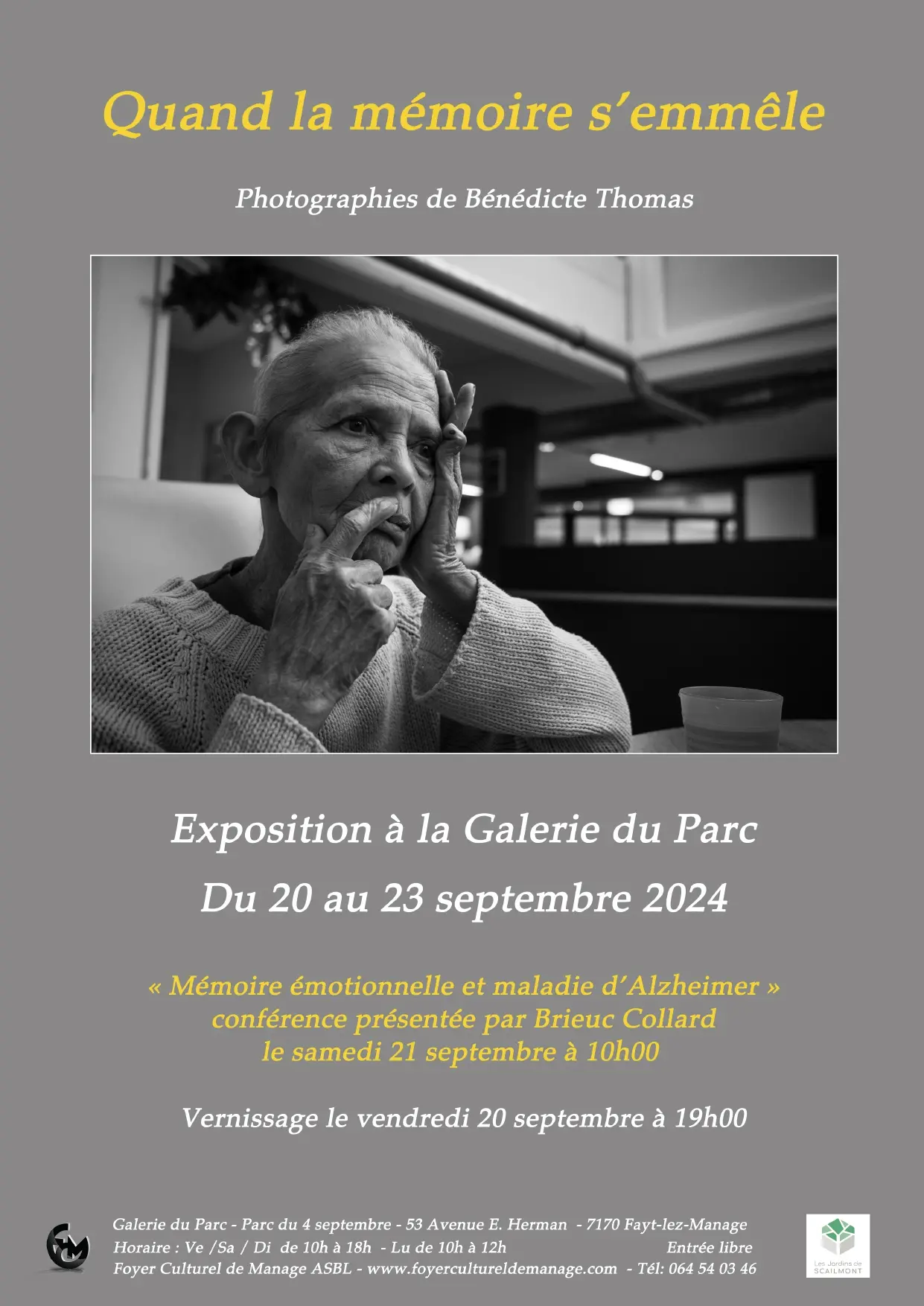 Exposition à la galerie du Parc
